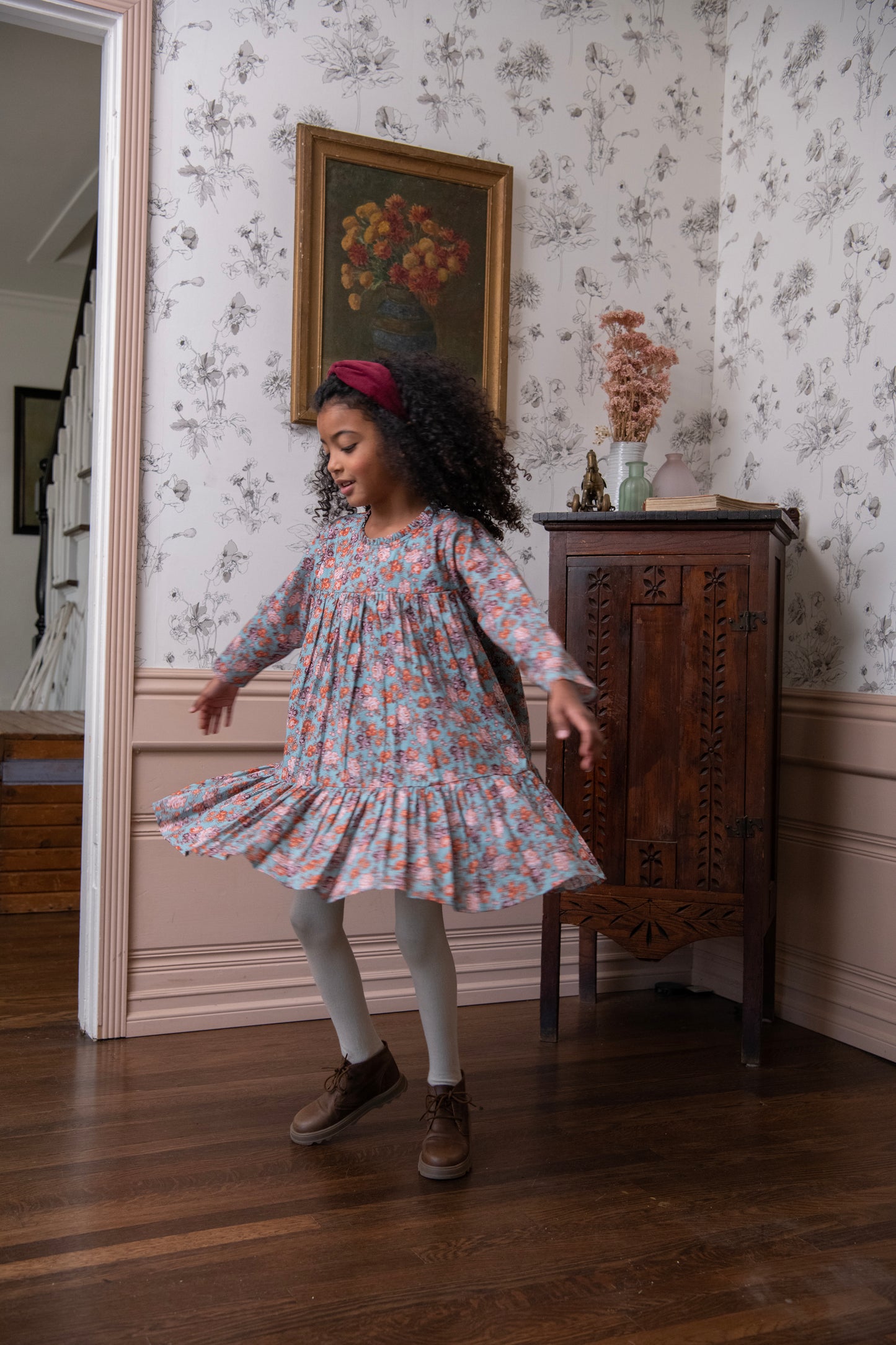 Adelie Dress in Parisian Bouquet
