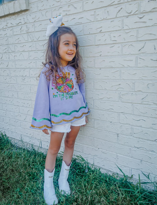 King Cake Problems Girls Shirt