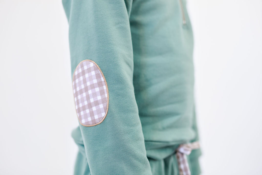 Baxter Set in Sage & Wildwood Check