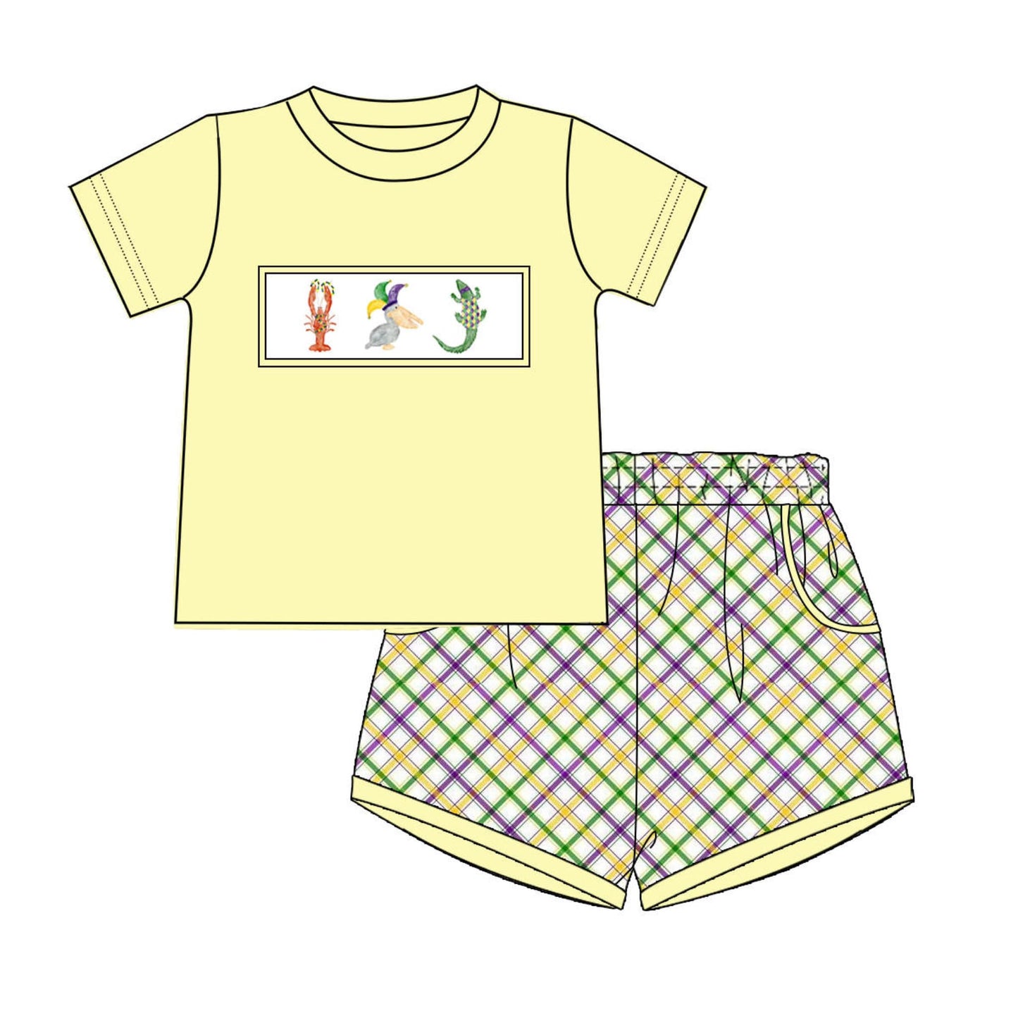 Cajun Mardi Gras Boys Set