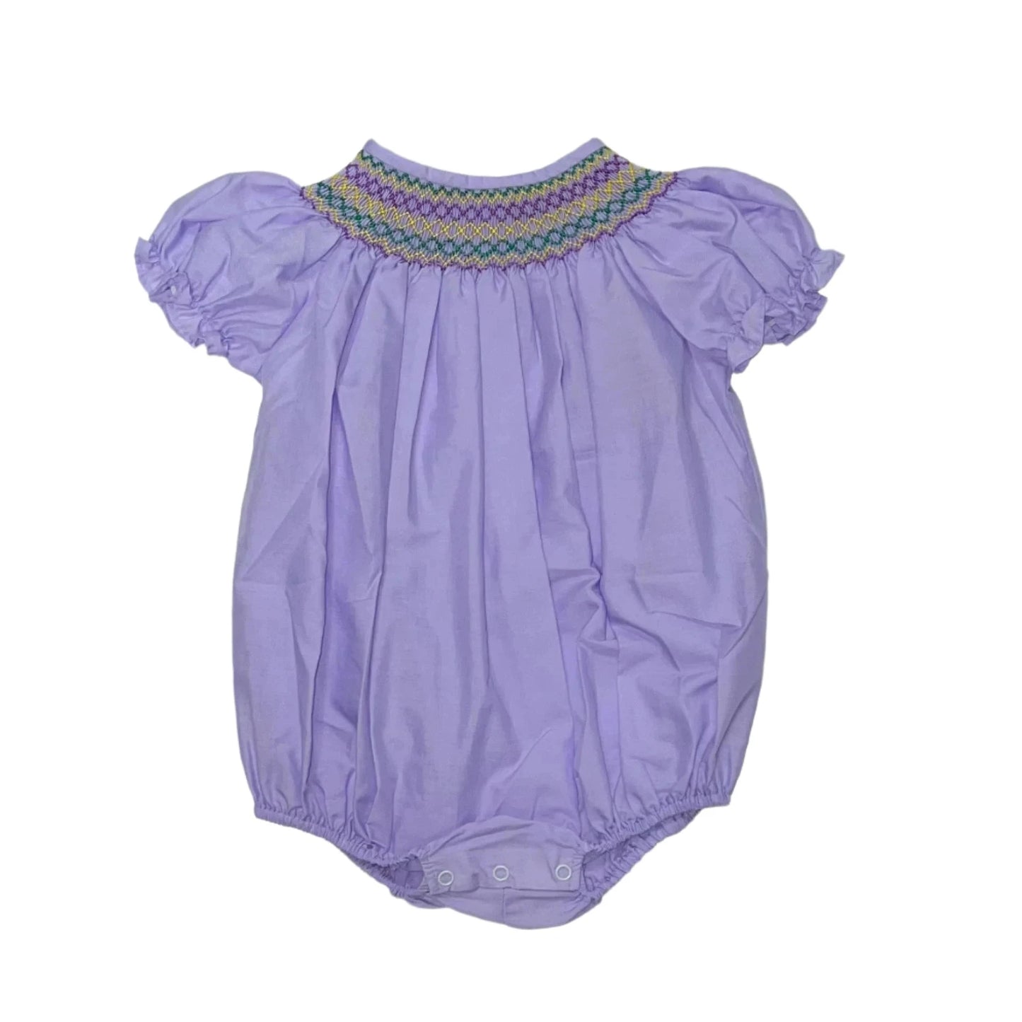 Mardi Gras Smocked Bubble