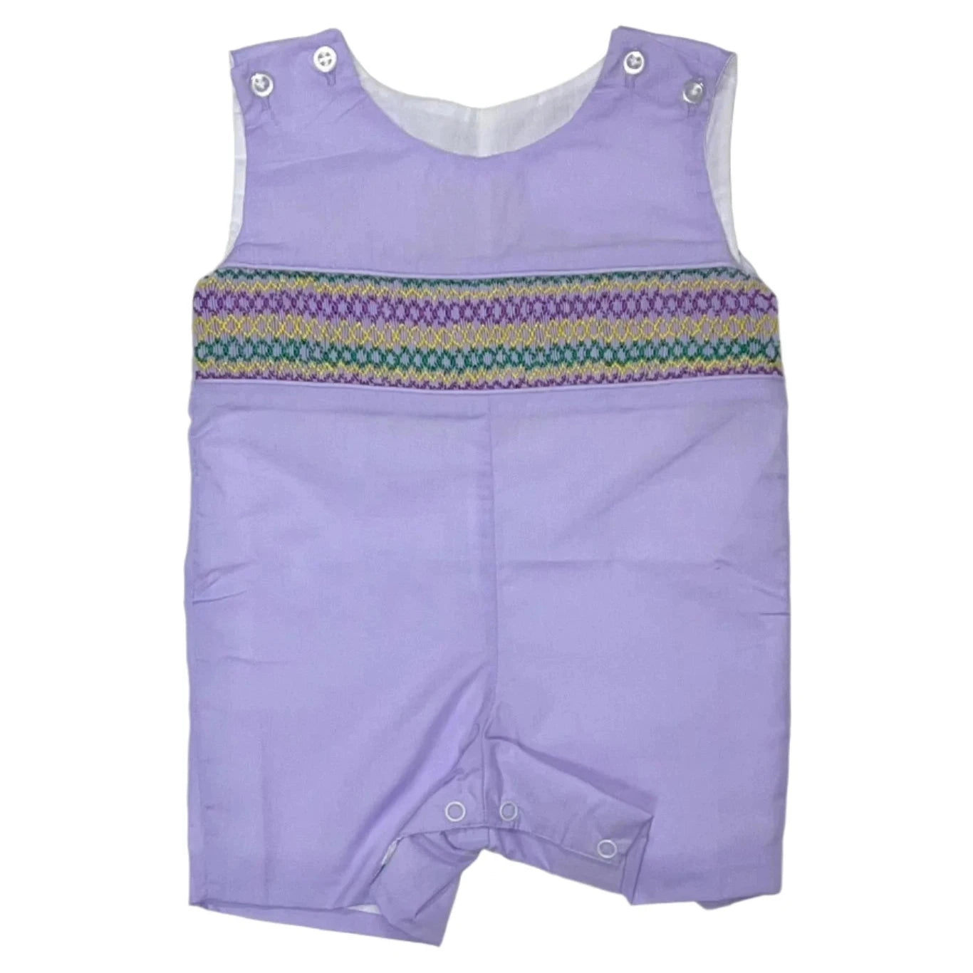 Mardi Gras Smocked Jon Jon