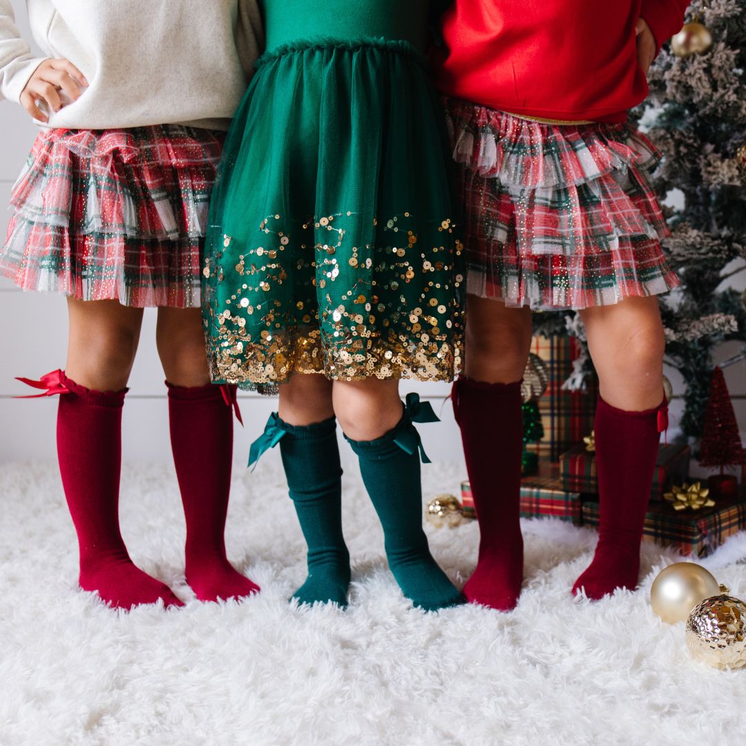 Christmas Plaid Tiered Tutu