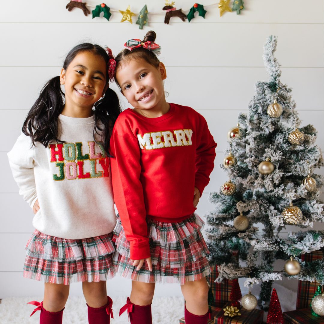 Christmas Plaid Tiered Tutu
