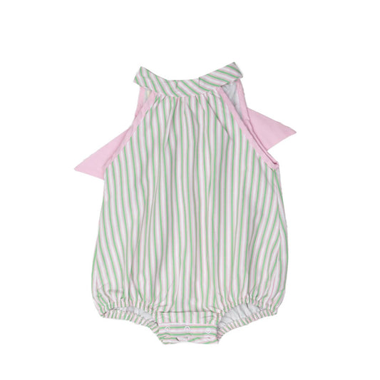 Mara Pink & Green Stripe Bubble