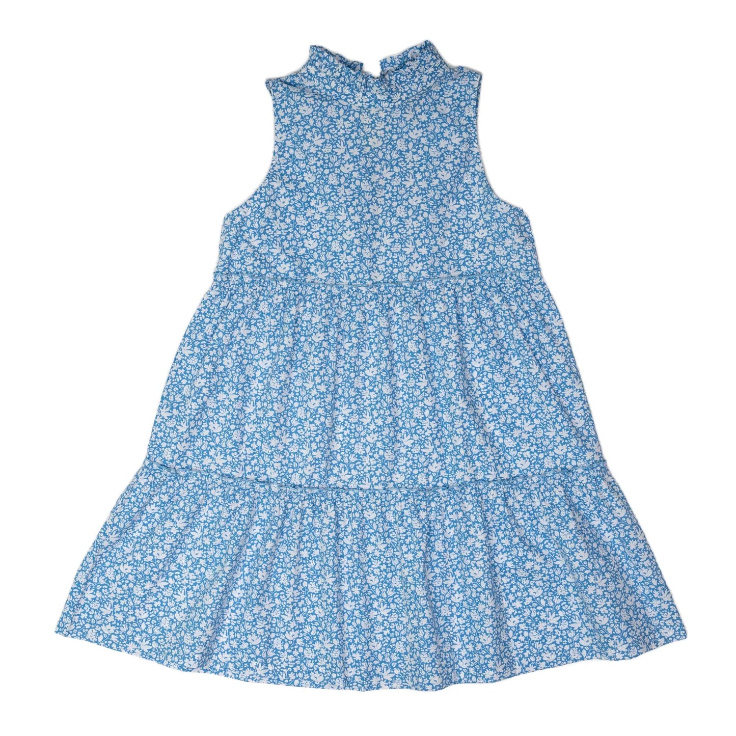 Christa Mom's Blue and White Dress