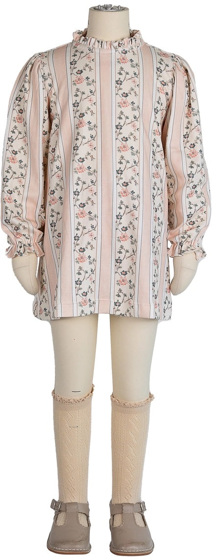 Yorkshire Dress/Bloomer Set in Astrid Stripe