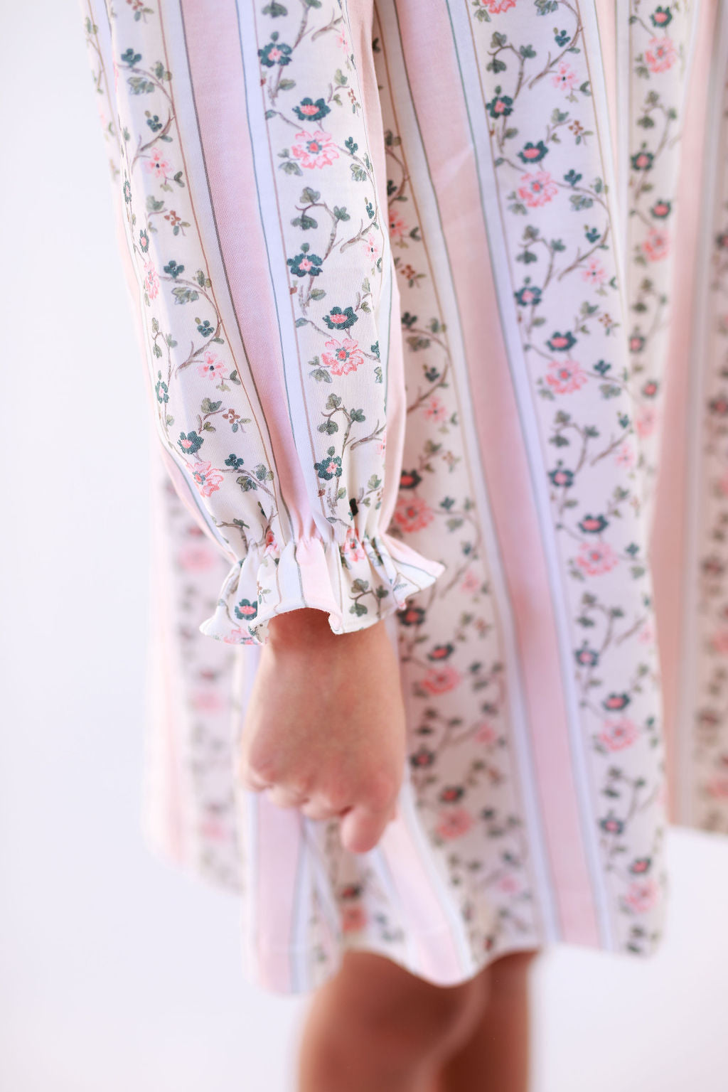 Yorkshire Dress/Bloomer Set in Astrid Stripe