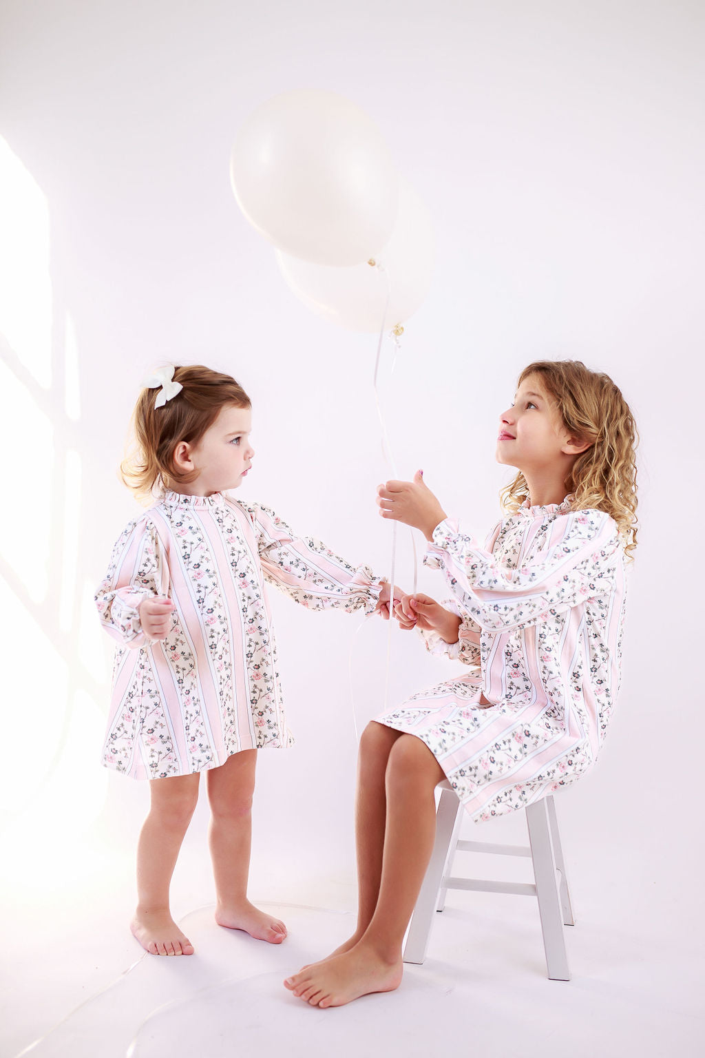 Yorkshire Dress/Bloomer Set in Astrid Stripe