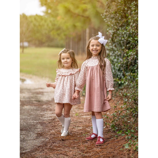 Molly Anne Lt Pink Floral Bloomer Set