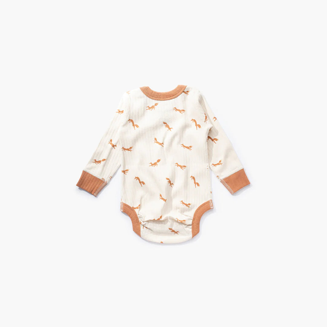 Organic Fox Long Sleeve Bodysuit
