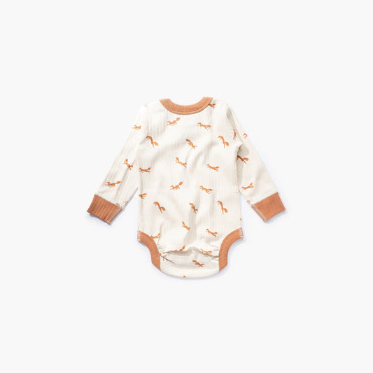 Organic Fox Long Sleeve Bodysuit