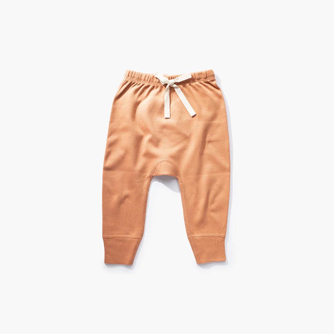 Organic Fox Print Heart Pants