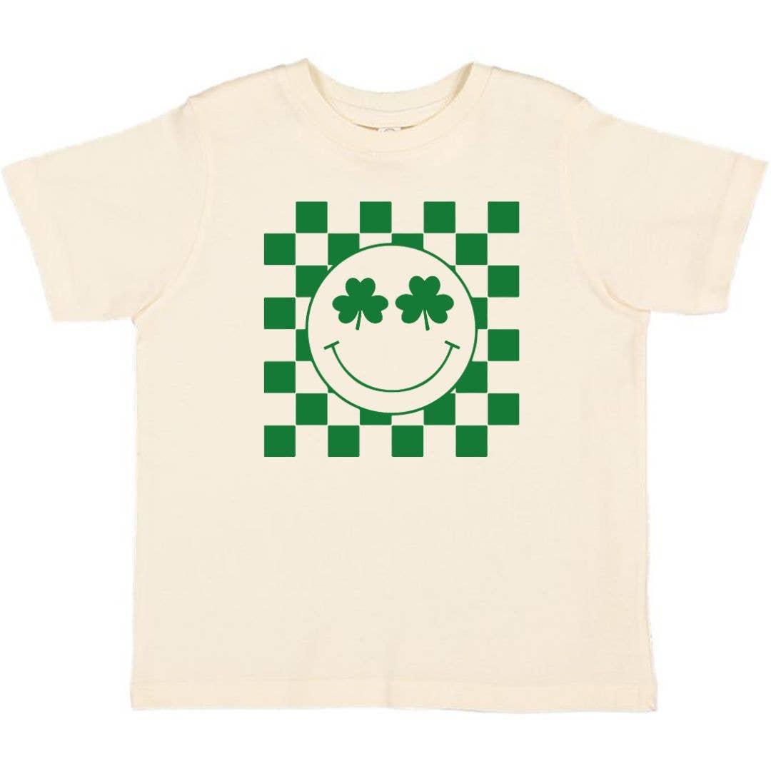 Shamrock Smiley St. Patrick's Day Short Sleeve T-Shirt