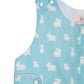 Hoppy Bunny Blue Shortall