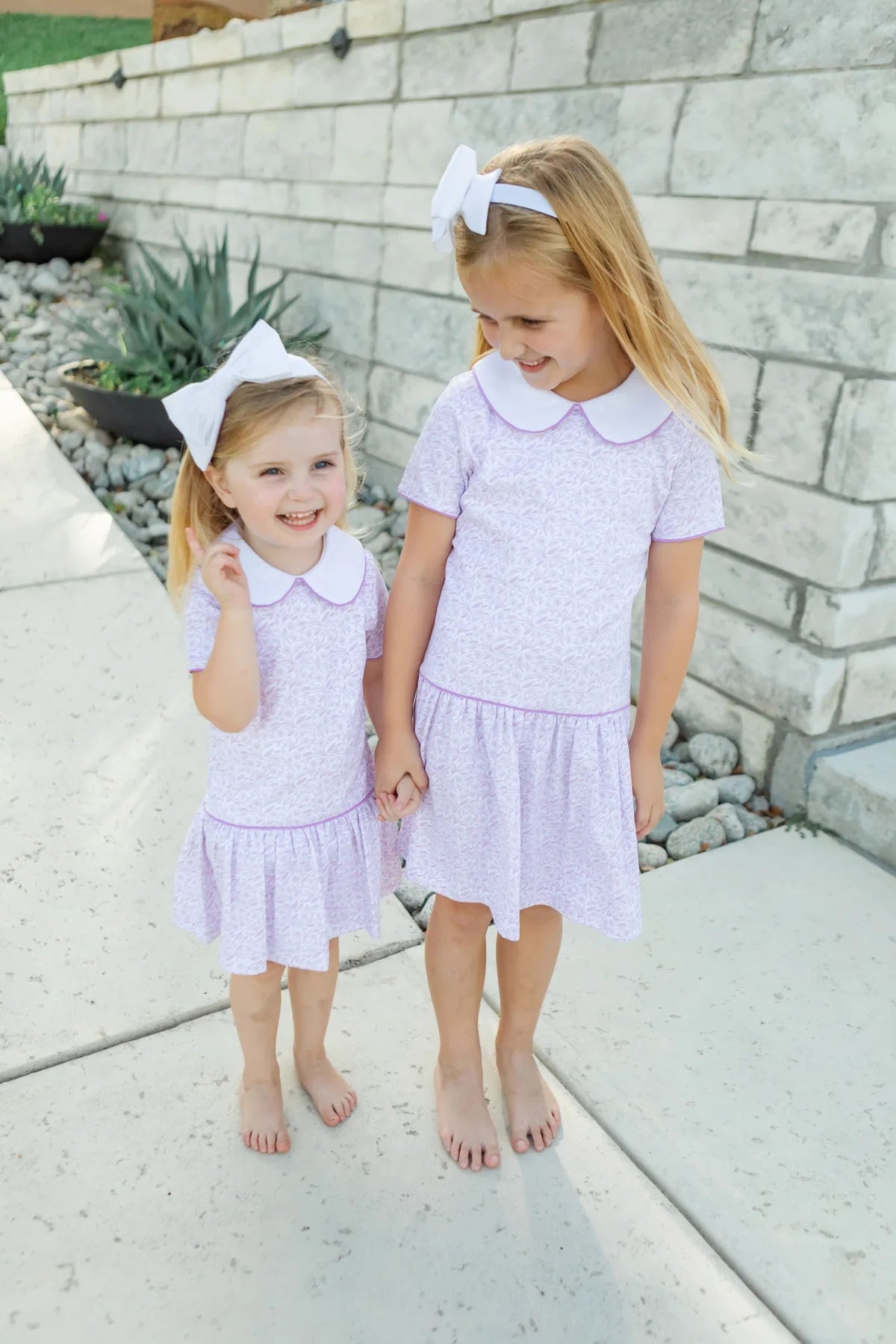 Libby Dress in Pretty Pink Blooms