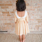 Rubina Pocket Twirl Dress in Custard Floral