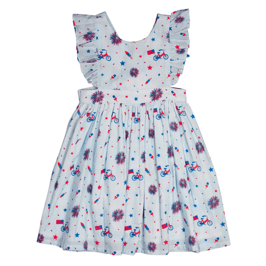 Blue Patriotic Penny Dress