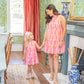 Christa Pink Bow Mom Dress