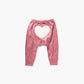 Organic Winter Rose Pink Heart Pants